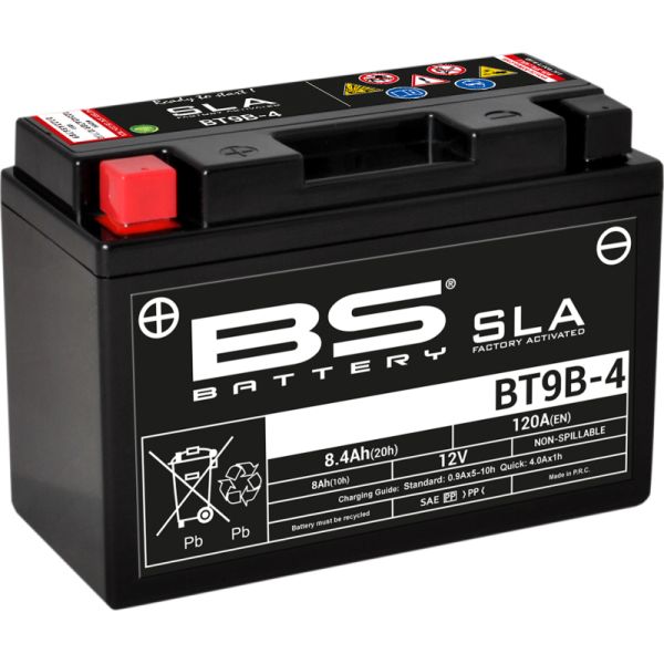 Acumulatori Fara Intretinere BS BATTERY Baterie Moto Bt9b-4 SLA 12v 120A 300642