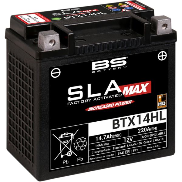  BS BATTERY Battery Btx14hl SLA Max 12v 220A 300882