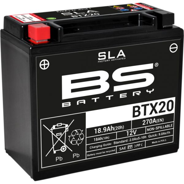  BS BATTERY Battery Btx20 SLA 12v 270A 300688