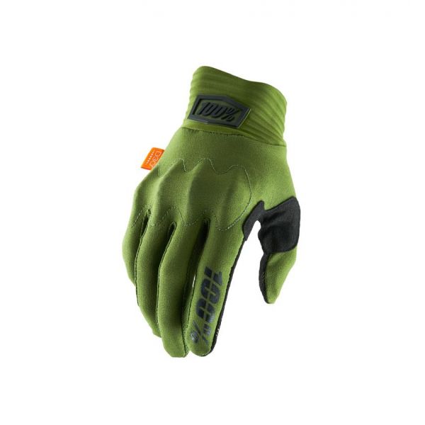 Gloves MX-Enduro 100 la suta MX Gloves Cognito D3O Army Green/Black