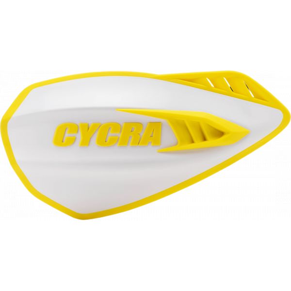 Handguard Cycra Handguards Cyclone White/yellow-1cyc-0056-234