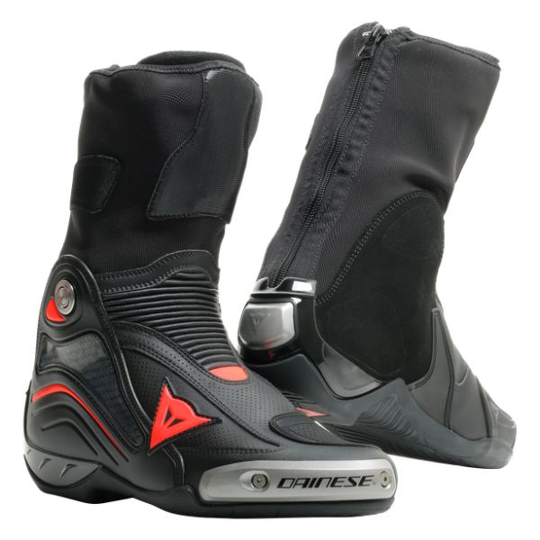 Dainese Moto Gear Dainese Axial D1 Air Boots Black/Fluo-Red 23