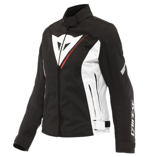  Dainese Textile Lady Moto Jacket Veloce D-Dry Black/White/Lava-Red 23