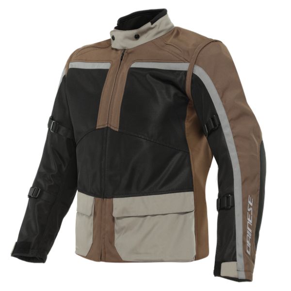 Dainese Moto Gear Dainese Textile Moto Jacket Outlaw Tex Jacket Black/Carafe/Walnut/Charcoal-Gray 23