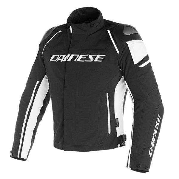 Dainese Moto Gear Dainese Textile Moto Jacket Racing 3 D-Dry? Jacket Black/Black/White 23