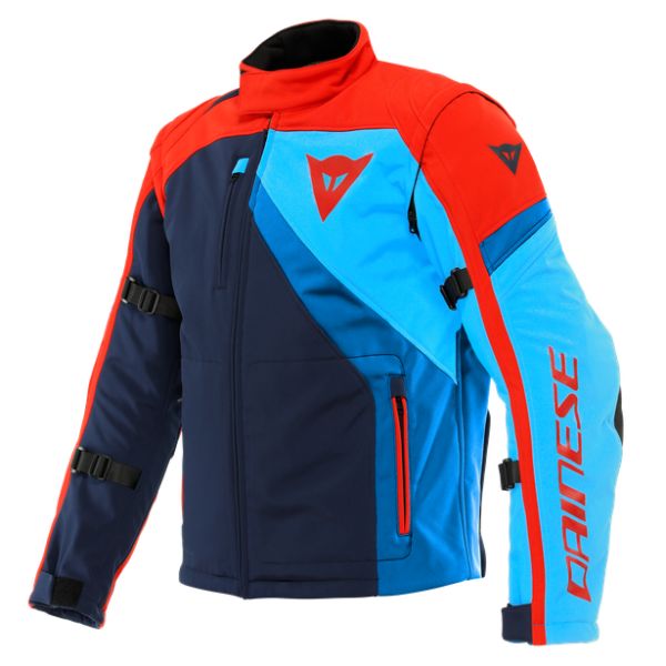  Dainese Textile Moto Jacket Ranch Tex Jacket Black-Iris/Lava-Red/Light-Blue 23