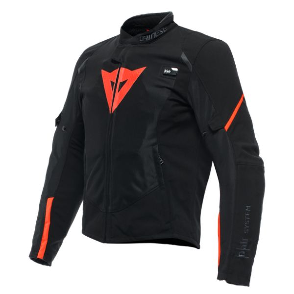  Dainese Textile Moto Jacket Smart Jacket Ls Sport Black/Fluo-Red 23