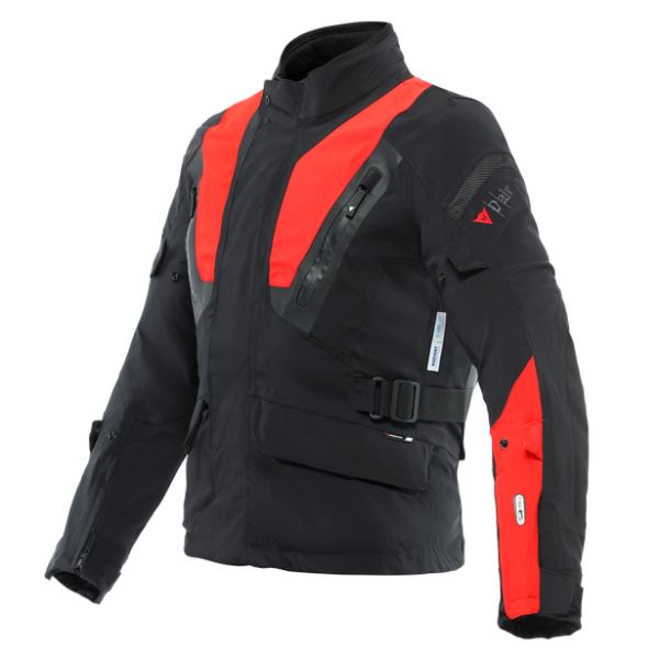  Dainese Geaca Moto Textila Stelvio D-Air D-Dry Xt Black/Lava-Red 23