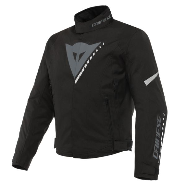 Dainese Moto Gear Dainese Textile Moto Jacket Veloce D-Dry? Jacket Black/Charcoal-Gray/White 23