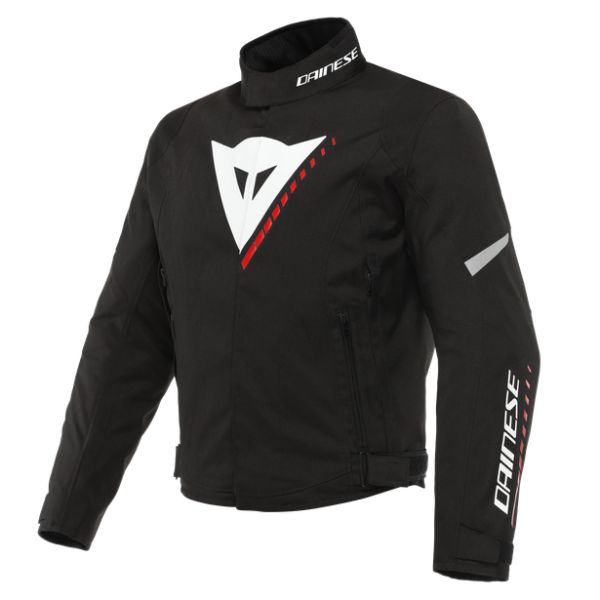 Dainese Moto Gear Dainese Textile Moto Jacket Veloce D-Dry? Jacket Black/White/Lava-Red 23