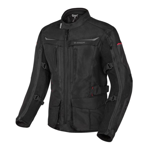 Textile jackets Seca Textile Moto Jacket Discovery Black
