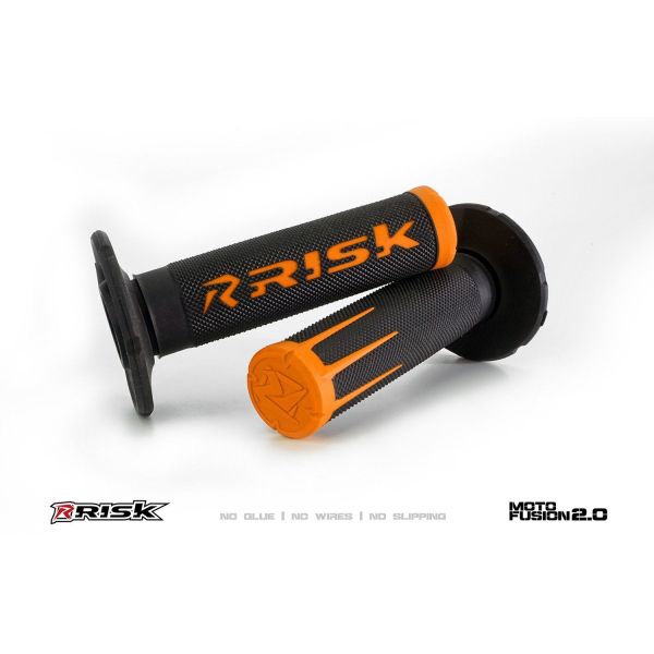 Grips Enduro/MX Risk Racing Fusion 2.0 Motocross/Enduro Orange 00287 Grips