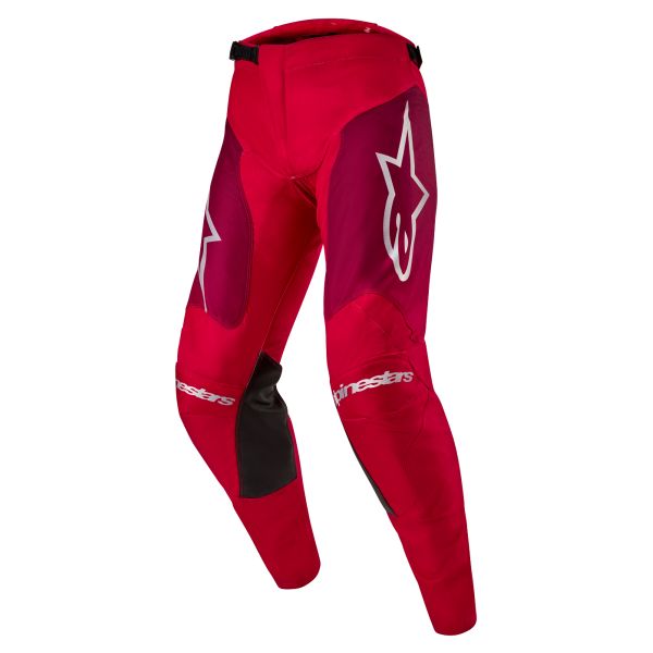Pants MX-Enduro Alpinestars Moto Enduro/MX Pants Racer Hoen Red/Burgundy 24