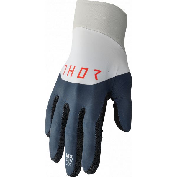 Gloves MX-Enduro Thor Moto Enduro Gloves Agile Rival Midnight/Gray 23