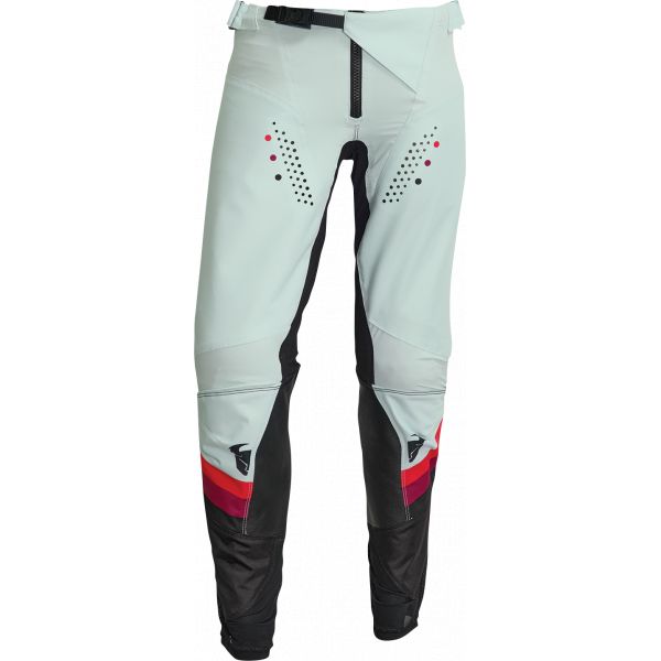 Pants MX-Enduro Thor Women Moto Enduro Pants Pulse Rev Black/Light Mint 23