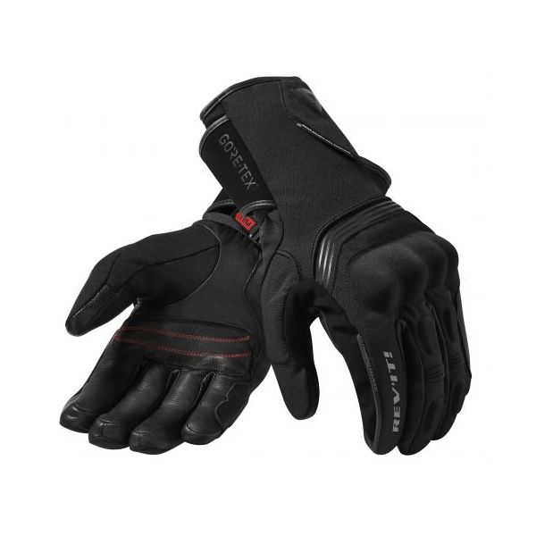 Gloves Touring Revit Textile Moto Gloves Fusion 2 GTX Black