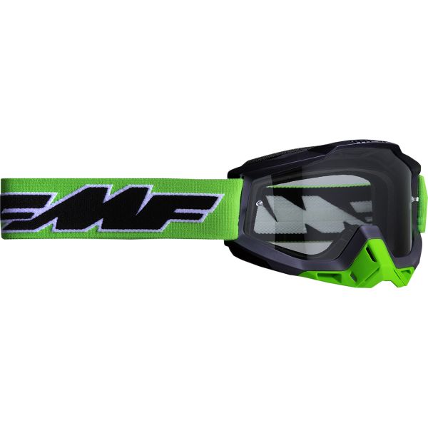  FMF Vision Enduro Goggles PowerBomb Rocket Lime Clear F-50036-00007