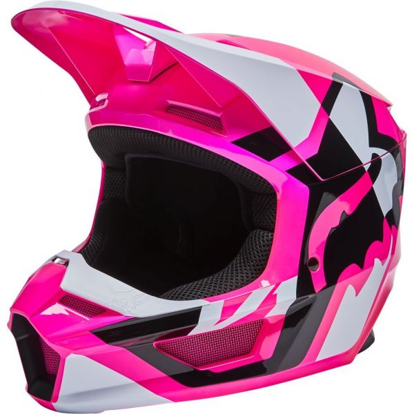  Fox Racing Casca Moto Enduro V1 LUX Flo Pink