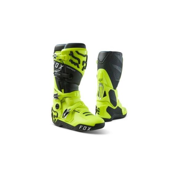 Boots MX-Enduro Fox Racing Enduro Moto Boots Instinct 2.0 Black/Flo Yellow
