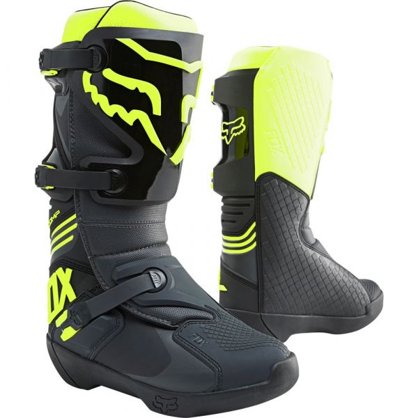 Boots MX-Enduro Fox Racing Boots Moto MX Comp Black/Yellow