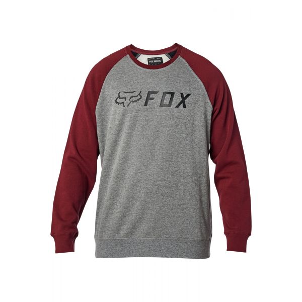 Casual jackets Fox Racing Apex Crew Fleece Grey/Red