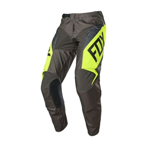 Pants MX-Enduro Fox Racing 180 Revn Grey/Yellow Fluo MX Pants