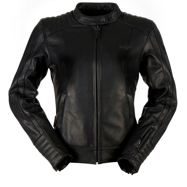  Furygan Leather Moto Jacket L'Intrepide Lady Black 6033-1