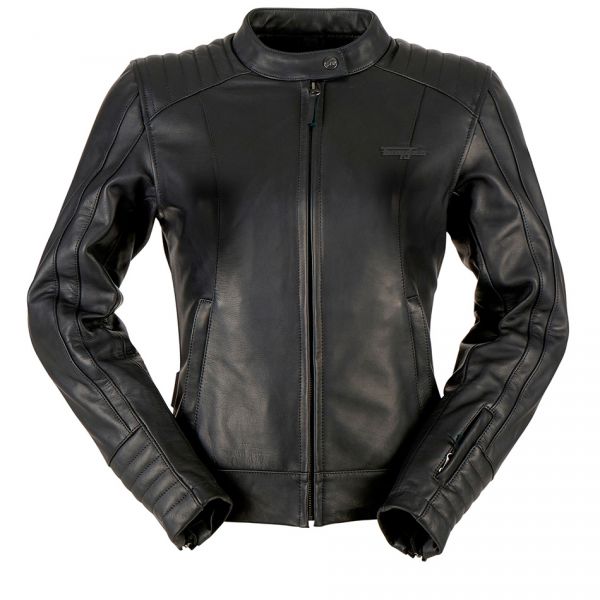  Furygan Lady Leather Moto Jacket Shana Black