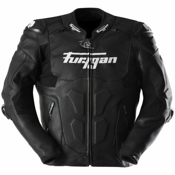 Leather Jackets Furygan Leather Moto Jacket Raptor Evo 3 Black-White 6034-143