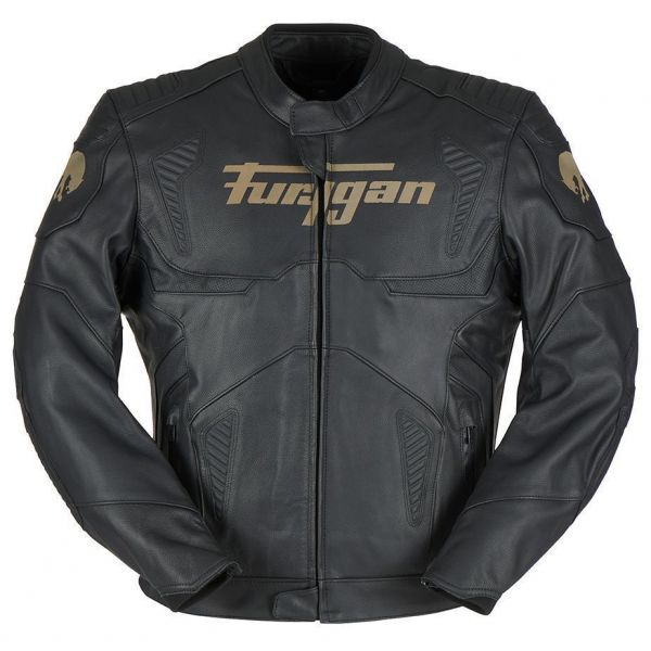  Furygan Moto Jacket Leather Sherman Evo Black