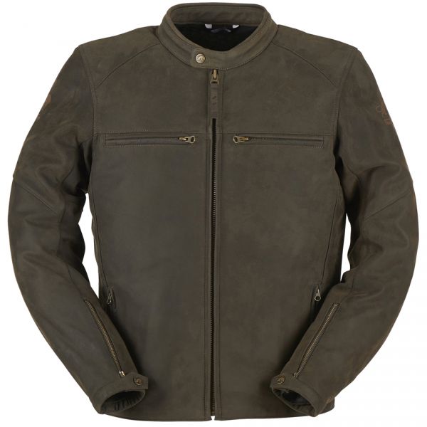  Furygan Leather Moto Jacket Vince V3 Brown