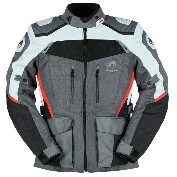 Textile jackets Furygan Geaca Moto Textila Apalaches Vented 2 In 1 Black/Grey/Red 2022