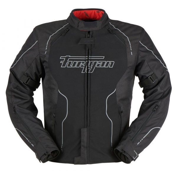 Textile jackets Furygan Moto Jacket Textila Legacy 2W1 Black/Reflective Grey