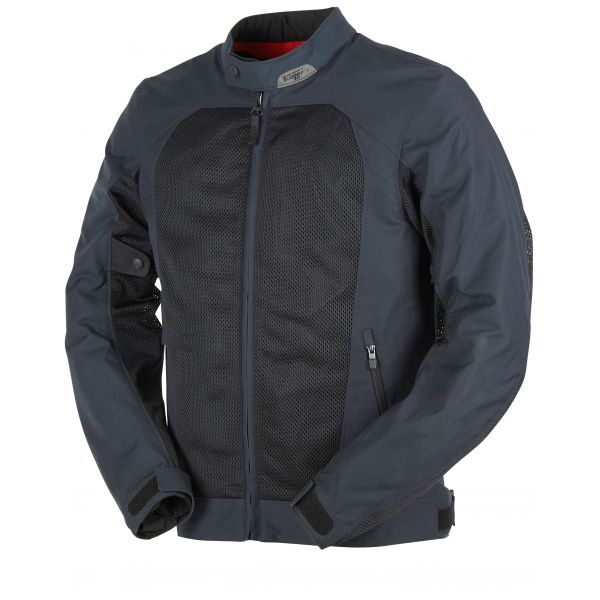 Textile jackets Furygan Genesis Mistral Evo Black/Blue Textile Jacket