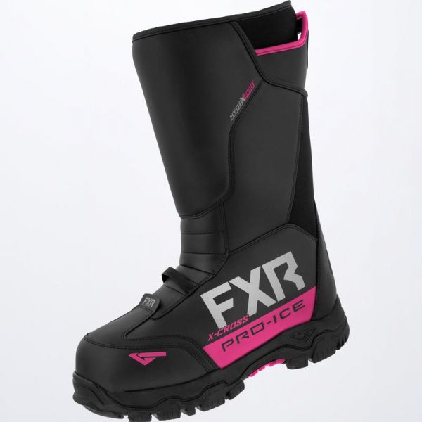 Women's Boots FXR Lady Snowmobil Boots X-Cross Pro-Ice Black/Fuchsia