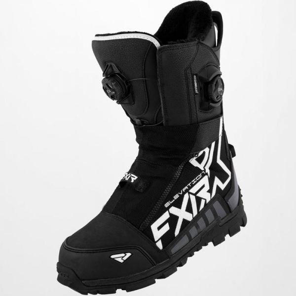  FXR Snowmobil Boots Elevation Dual BOA Black