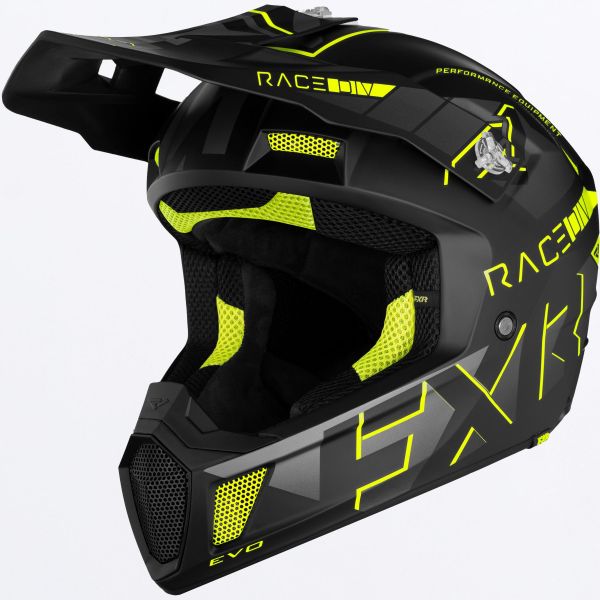 Helmets MX-Enduro FXR Clutch Evo Helmet Hi-Vis