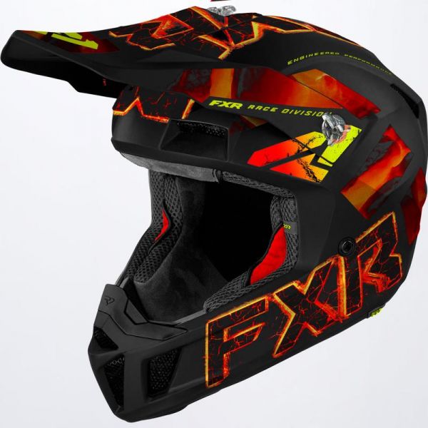 Helmets MX-Enduro FXR Snow Helmet Clutch Evo LE Magma