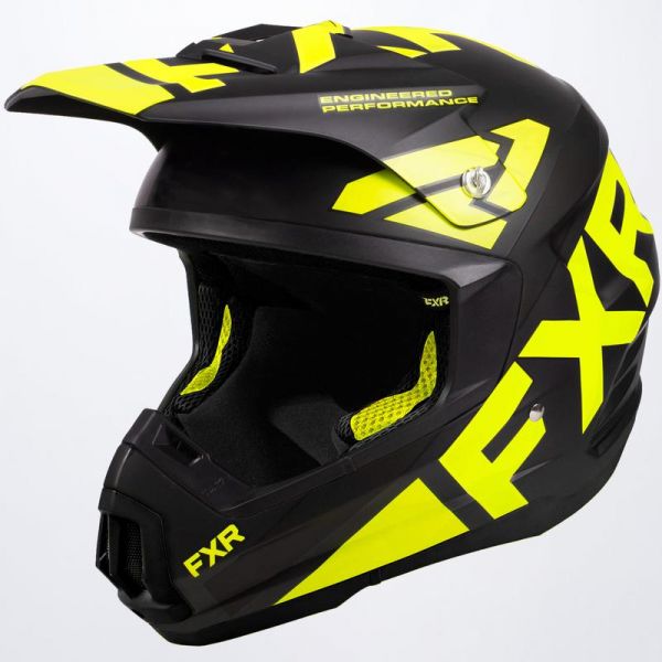 Helmets MX-Enduro FXR Snow Helmet Torque Team Black/Hi Vis