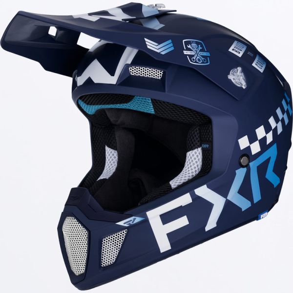  FXR Casca Snowmobil/Enduro/ATV Clutch Gladiator Blue 24