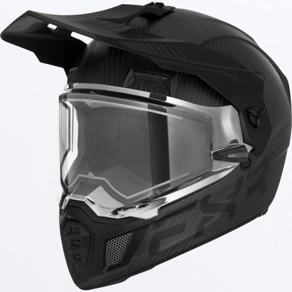 Helmets FXR Snowmobil/Enduro/ATV Clutch X Pro Carbon Helmet Black Ops 24