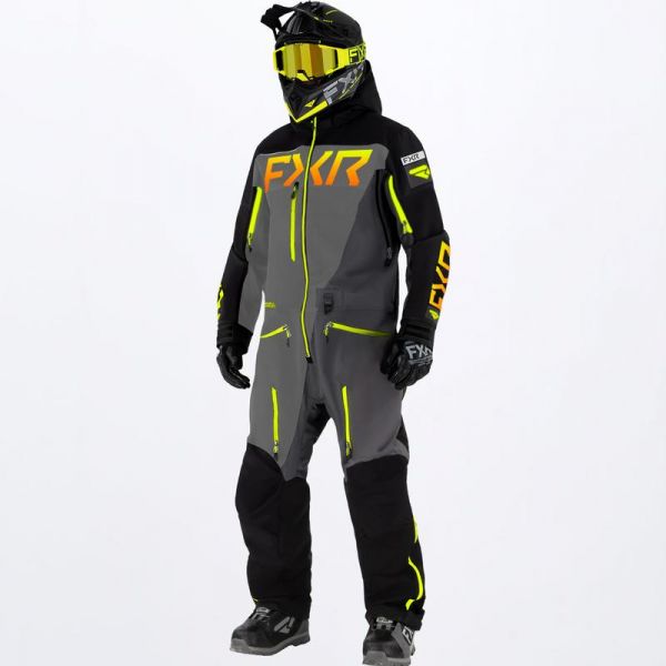 Monosuits Snowmobiles FXR Snowmobil Monosuit Ranger Instinct F.A.S.T Insulated Blk/Char/Grey/Infr