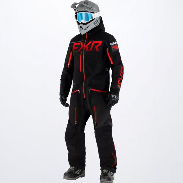 Monosuits Snowmobiles FXR Snowmobil Monosuit Ranger Instinct Lite Black/Red