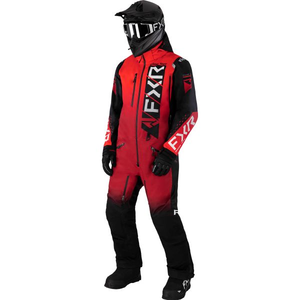 Monosuits Snowmobiles FXR M Helium Ins Monosuit Red Fade/Black