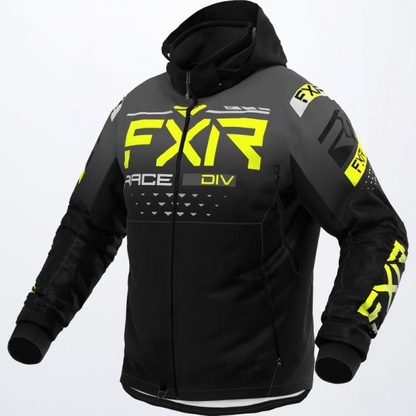 Jackets FXR Snowmobil Jacket RRX Black/Char/Hi-Vis