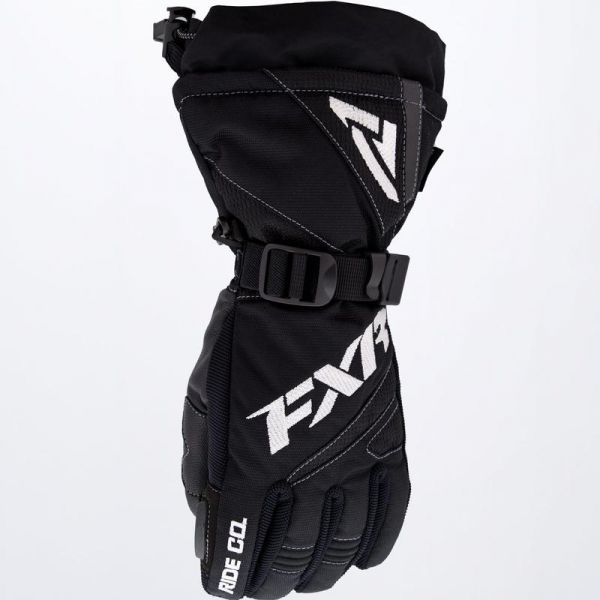 Kids Gloves FXR Youth Snowmobil Helix Race Gloves Black