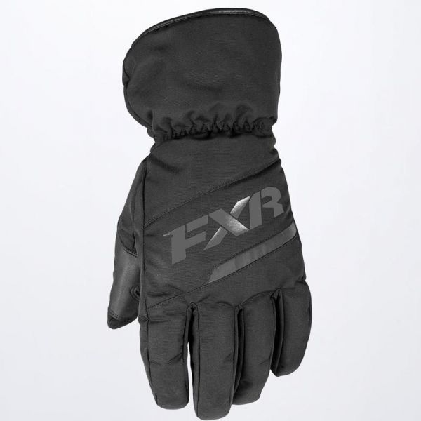 Kids Gloves FXR Snowmobil Youth Gloves Octane Black