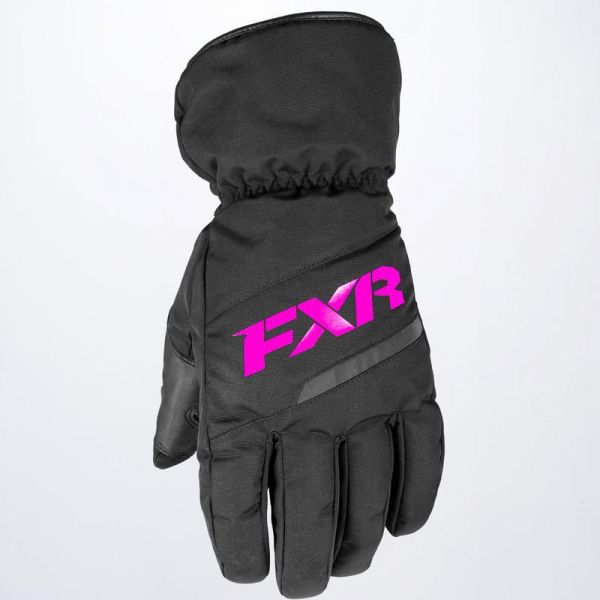Kids Gloves FXR Youth Octane Glove Black/Fuchsia