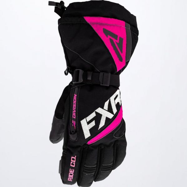 Gloves FXR Fusion Women Snowmobil Gloves Black/Fuchsia
