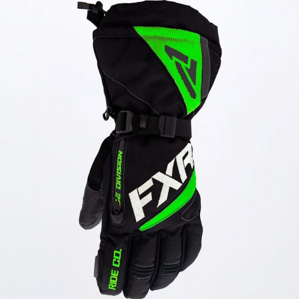 Gloves FXR Fuel Snowmobil Gloves Black/Lime